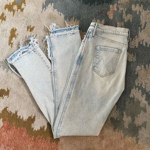 Light Blue Distressed Women's Jeans